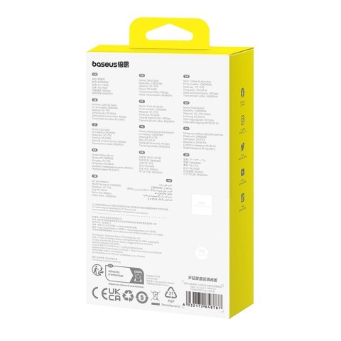 Kabel Baseus Superior Typ C-Typ C 240W 1m (biały)