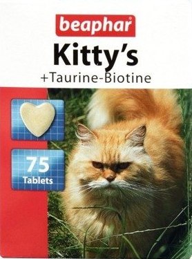 Beaphar witaminy tauryna biotyna dla kota 75tabl