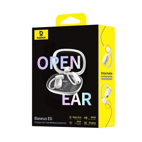 Słuchawki bezprzewodowe Baseus Eli Fit Open-Ear (biały)