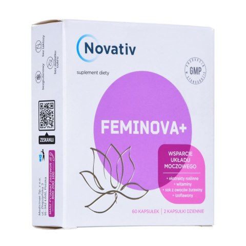 Novativ Feminova+ 60 kapsułek