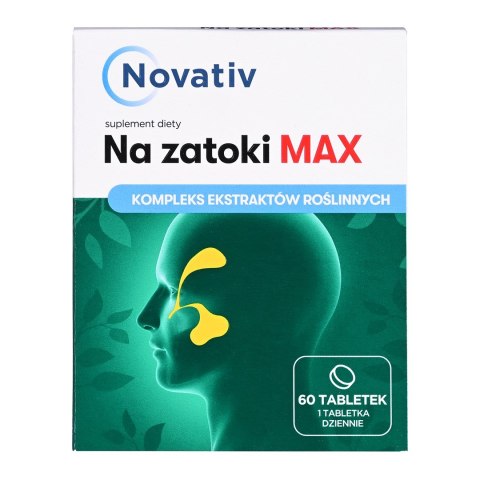 Novativ Na zatoki 60 tabletek powlekanych