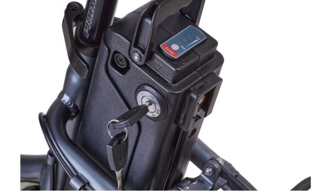 JOBOBIKE Sam - Składany Rower Elektryczny Miejski Dla Seniora 250W Szary