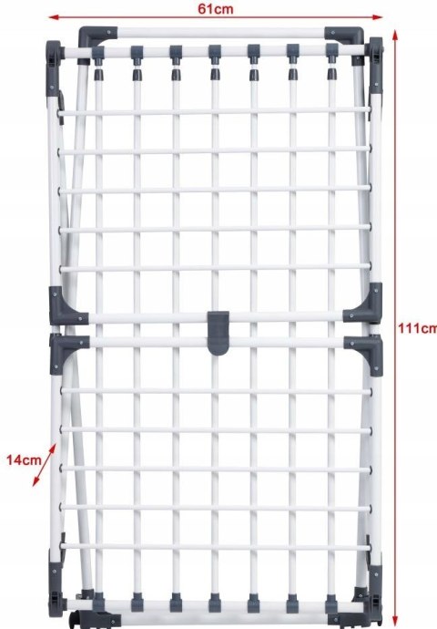 PROMIS SUSZARKA NA PRANIE ROZSUWANA + 2 SKRZYDŁA D