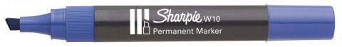 WYCOFANY Marker_permanentny W10 ścięty niebieski SHARPIE S0192693, blister