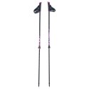 Kije Viking Uppsala Nordic Walking czarno/fioletowe