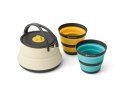 Ultralekki składany zestaw z czajnikiem SEA TO SUMMIT Frontier UL dla 2 osób/3 elementy