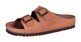 Wygodne sandały Scholl AIR BAG BACK STRAP BRĄZ 37