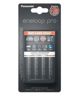 ŁADOWARKA PANASONIC SMARTPLUS + 4x AA ENELOOP PRO 2500 mAh