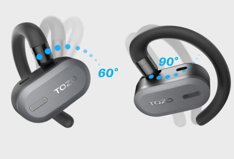 Słuchawki TWS TOZO Open Buds Black