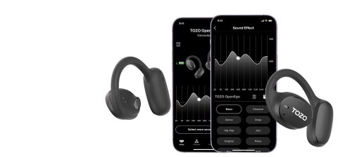 Słuchawki TWS dokostne TOZO Open Ego Black