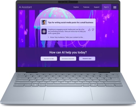 Dell 14 Plus 2in1 Ultra 9 288V 14"FHD+ WVA Touch 32GB LPDDR5X SSD1TB Intel Arc Graphics No ODD 64Wh Win11