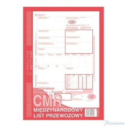800-2N CMR numerowany międzynarodowy list przewozowy (1+3), A4 80 kartek, MICHALCZYK&PROKOP