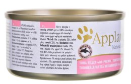 APPLAWS CAT Filet z tuńczyka i krewetki - mokra karma dla kota - 70g