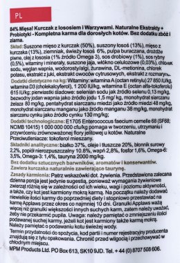 APPLAWS CAT Kurczak i Łosoś - karma dla kotów z wysoką zawartością mięsa - 7,5kg