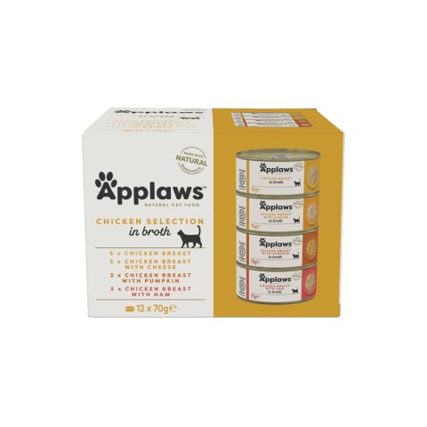 Applaws Cat Tin Multipack Chicken Collection 12x70g