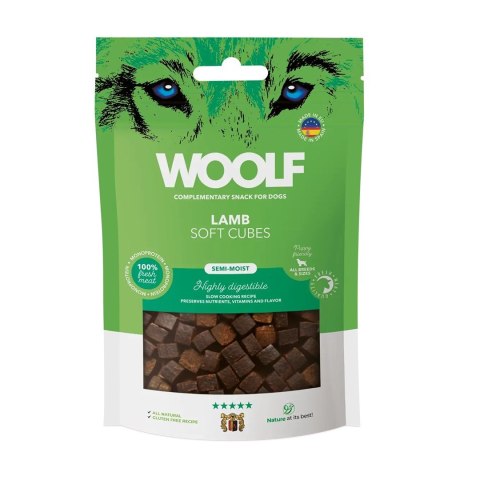 WOOLF SOFT CUBES LAMB MONOPROTEIN przysmak dla psa - 100g