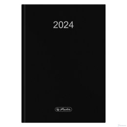 Kalendarz Dzienny Szefa A5 Czarny 2024 9588310 Herlitz