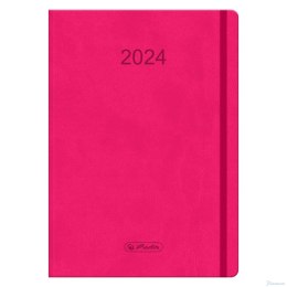 Kalendarz Tygodniowy A5 Flex Różowy 2024 9588377 Herlitz