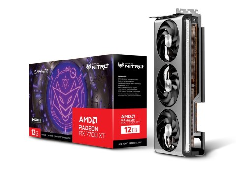 Karta graficzna SAPPHIRE Radeon RX 7700 XT NITRO+ GAMING OC 12GB GDDR6