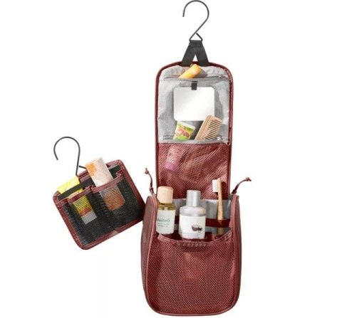 Kosmetyczka turystyczna DEUTER Wash Center I caspia-raisin