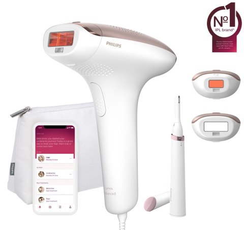 Depilator PHILIPS Lumea Advanced IPL BRI921/00 + Trymer Wbudowany filtr UV