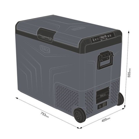 PRZENOŚNA LODÓWKA KOMPRESOROWA TCX60 CARBON