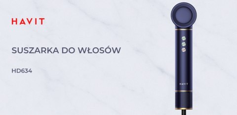 Suszarka do włosów Havit HD634-EU (niebieski)