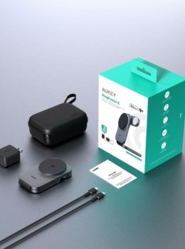 AUKEY ŁADOWARKA INDUKCYJNA 3W1, QI 2.0, 15W, IPHONE/APPLEWATCH/AIRPODS