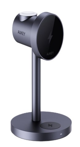 AUKEY ŁADOWARKA INDUKCYJNA 3W1, QI 2, 15W, IPHONE, AW, AIRPODS
