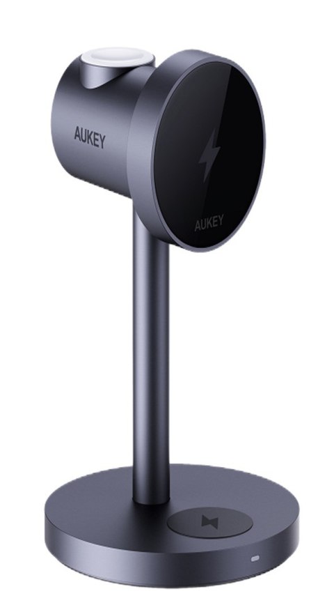 AUKEY ŁADOWARKA INDUKCYJNA 3W1, QI 2, 15W, IPHONE, AW, AIRPODS