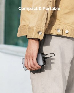 AUKEY POWERBANK 10 000 MAH, USB-C PD 30W, USB-A 22W, SZARY