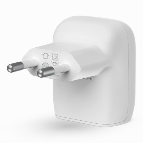 BELKIN ŁADOWARKA KĄTOWA 20W USB-C PD BIAŁA + KABEL