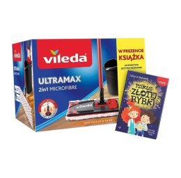 Mop i wiaderko Vileda Ultramax BOX + książka dla dzieci „Psikus złotej rybki