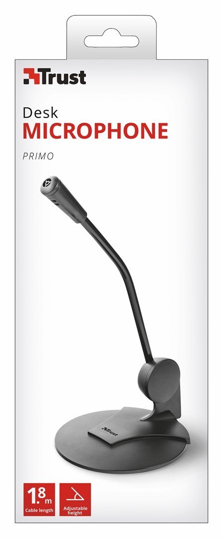 Mikrofon TRUST Primo Desk czarny