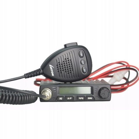 CB Radio LUITON LT-198 Mini ASQ 12V/24V z wtykiem do zapalniczki AM FM