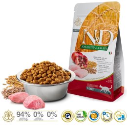 FARMINA N&D Ancestral Grain Chicken & Pomegranate Adult - sucha karma dla kota - 1,5kg