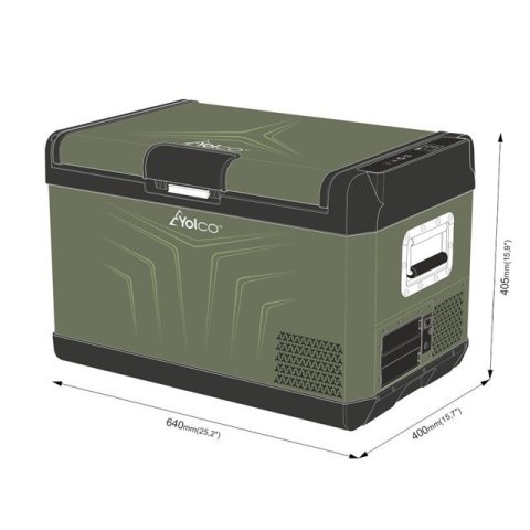 PRZENOŚNA LODÓWKA KOMPRESOROWA GCX47 GREEN