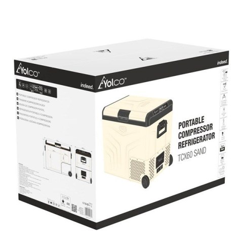 PRZENOŚNA LODÓWKA KOMPRESOROWA TCX60 SAND