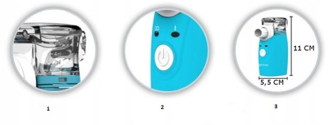 Inhalator przenośny OROMED ORO-MESH+ ZASIL.