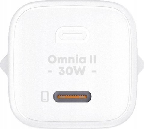 AUKEY ŁADOWARKA SIECIOWA GAN USB-C, PD 30W, BIAŁA