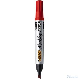 Marker permanentny BIC Fine czerwony, 1445 03