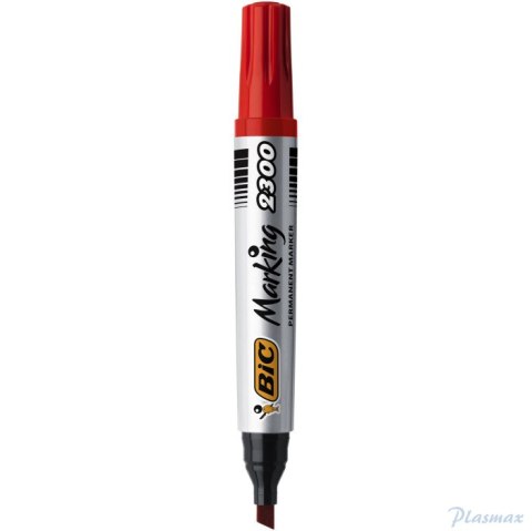 Marker permanentny BIC Fine czerwony, 1445 03