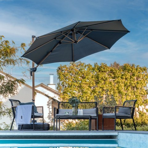 Parasol ogrodowy ROMA S antracyt