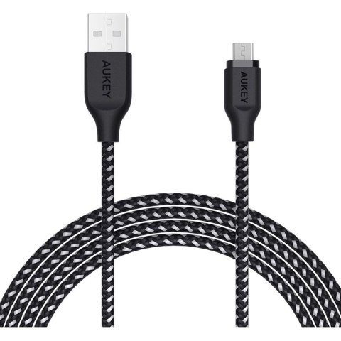 AUKEY KABEL USB-A - MICROUSB 2.0, QC 12W, 2M