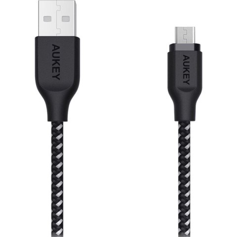 AUKEY KABEL USB-A - MICROUSB 2.0, QC 12W, 2M