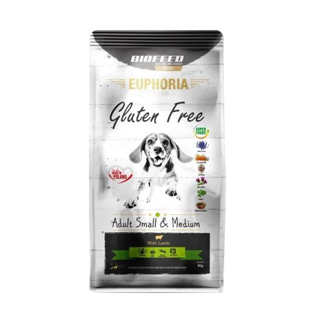 BIOFEED Euphoria GF-DOROSŁE PSY MiŚR JAGNIĘC.50G
