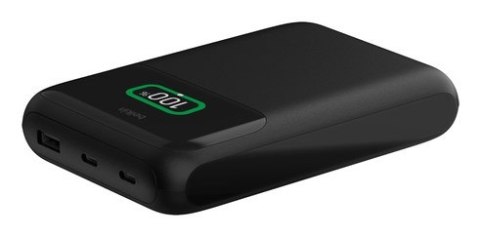 BELKIN POWERBANK 20 000 MAH, 2X USB-C PD 65W, USB-A 18W, Z WYŚWIETLACZEM