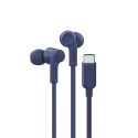 BELKIN SŁUCHAWKI PRZEWODOWE DOUSZNE USB-C, BLUE
