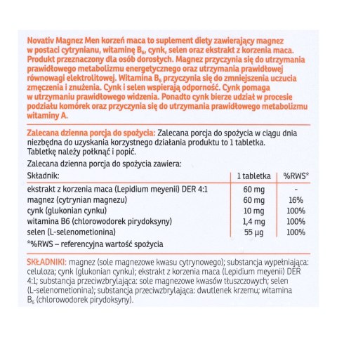 Novativ Magnez Men 60tabl.