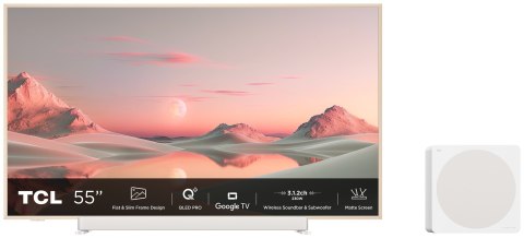 Telewizor 55" TCL 55A300 PRO QLED 4K 144Hz Google TV